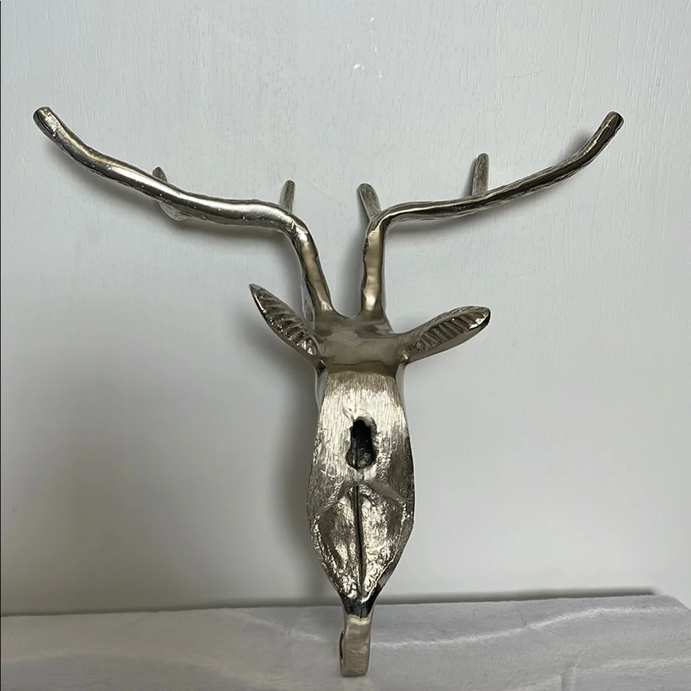 Silver Deer Wall Hook